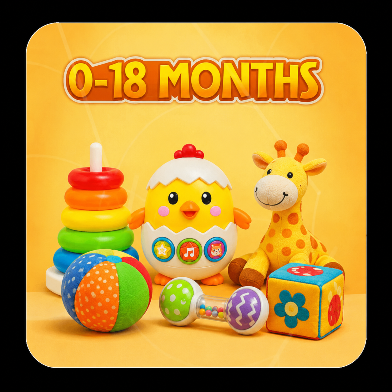 Toys for 0-18 MONTHS